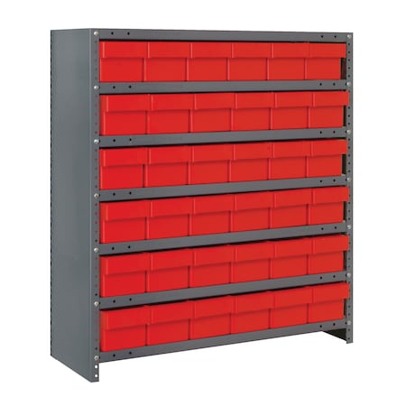 Quantum Storage Systems Euro Drawer Shelving Closed Unit CL1839-602RD